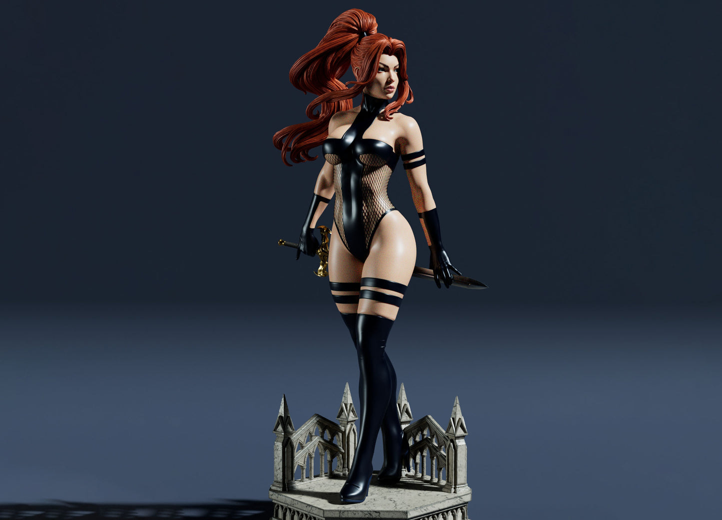 Avengelyne Statue 3D-Printed Kit