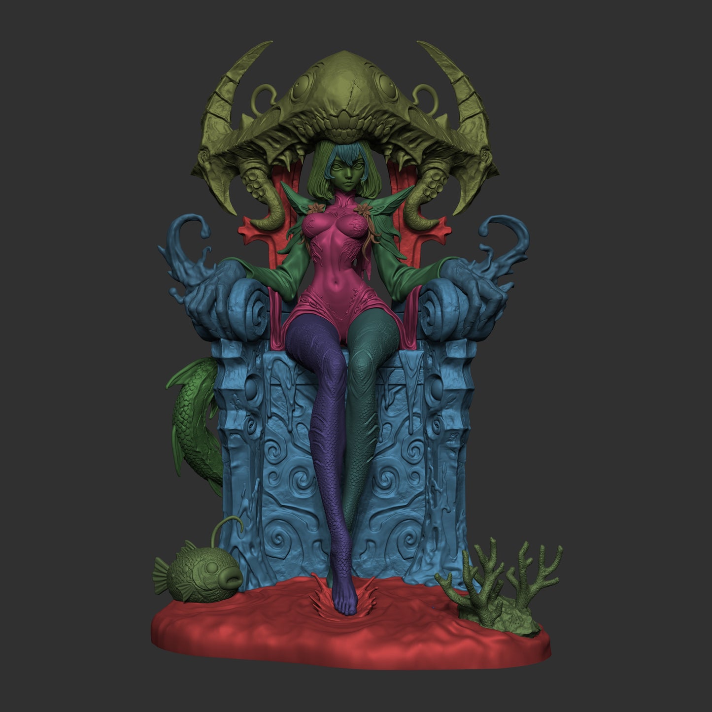 Azashara Statue 3D-Printed Kit