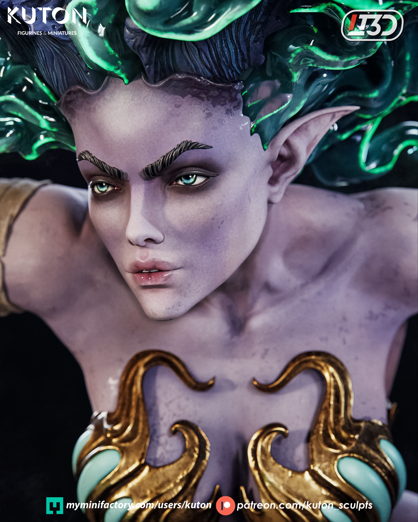 Azuri Statue 3D-Printed Kit