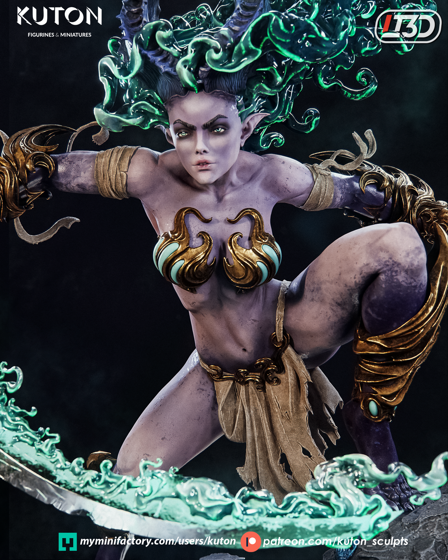 Azuri Statue 3D-Printed Kit