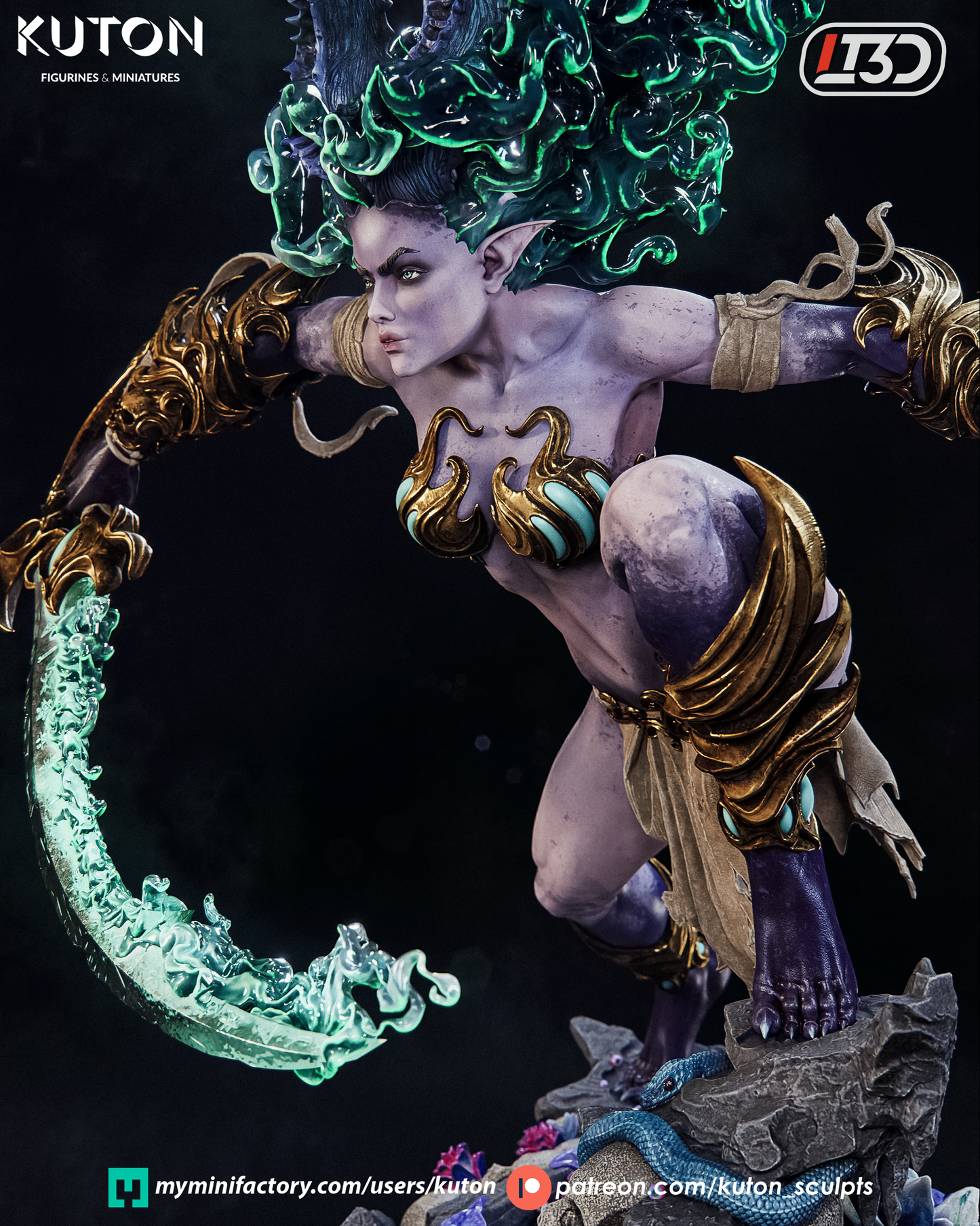 Azuri Statue 3D-Printed Kit