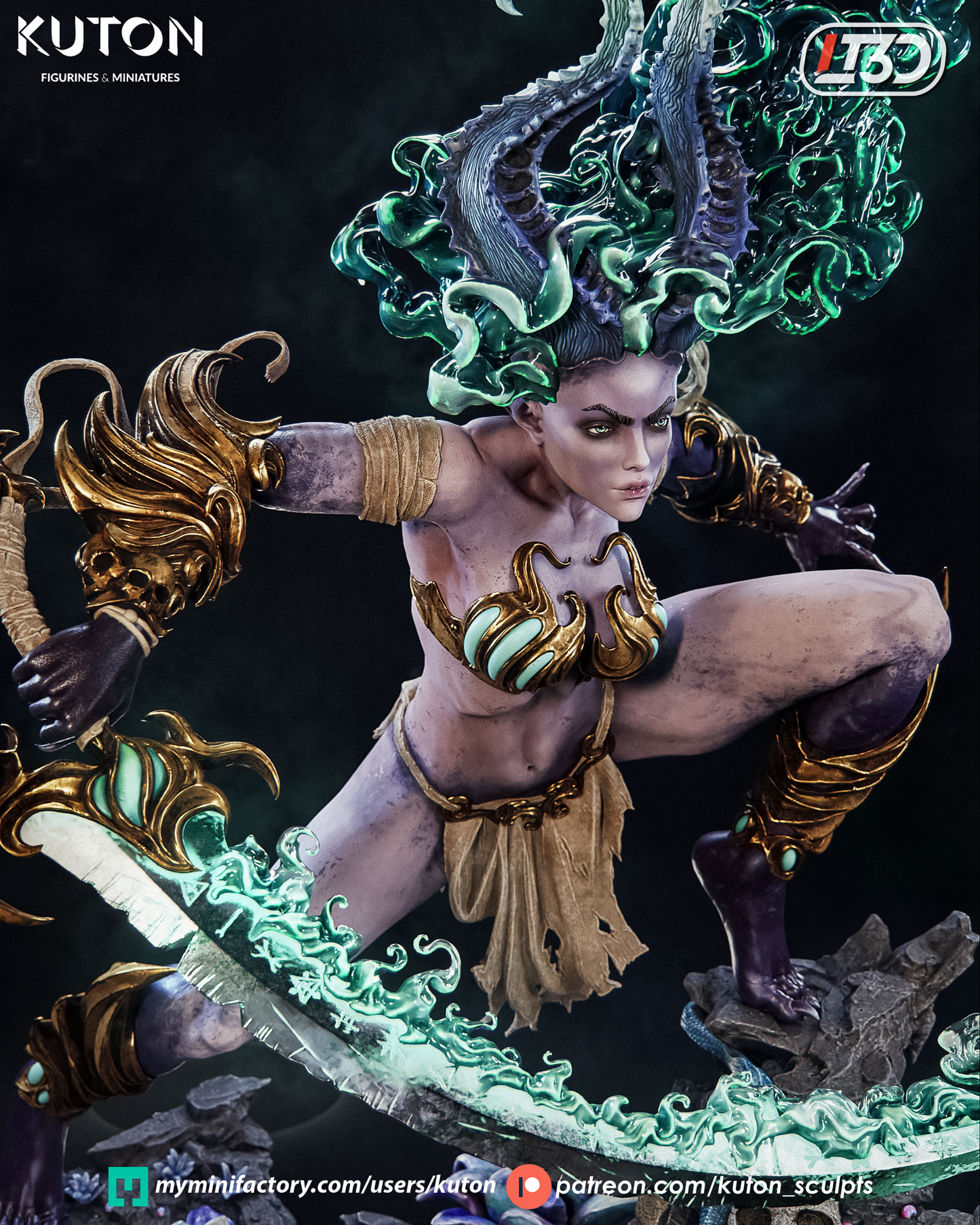 Azuri Statue 3D-Printed Kit