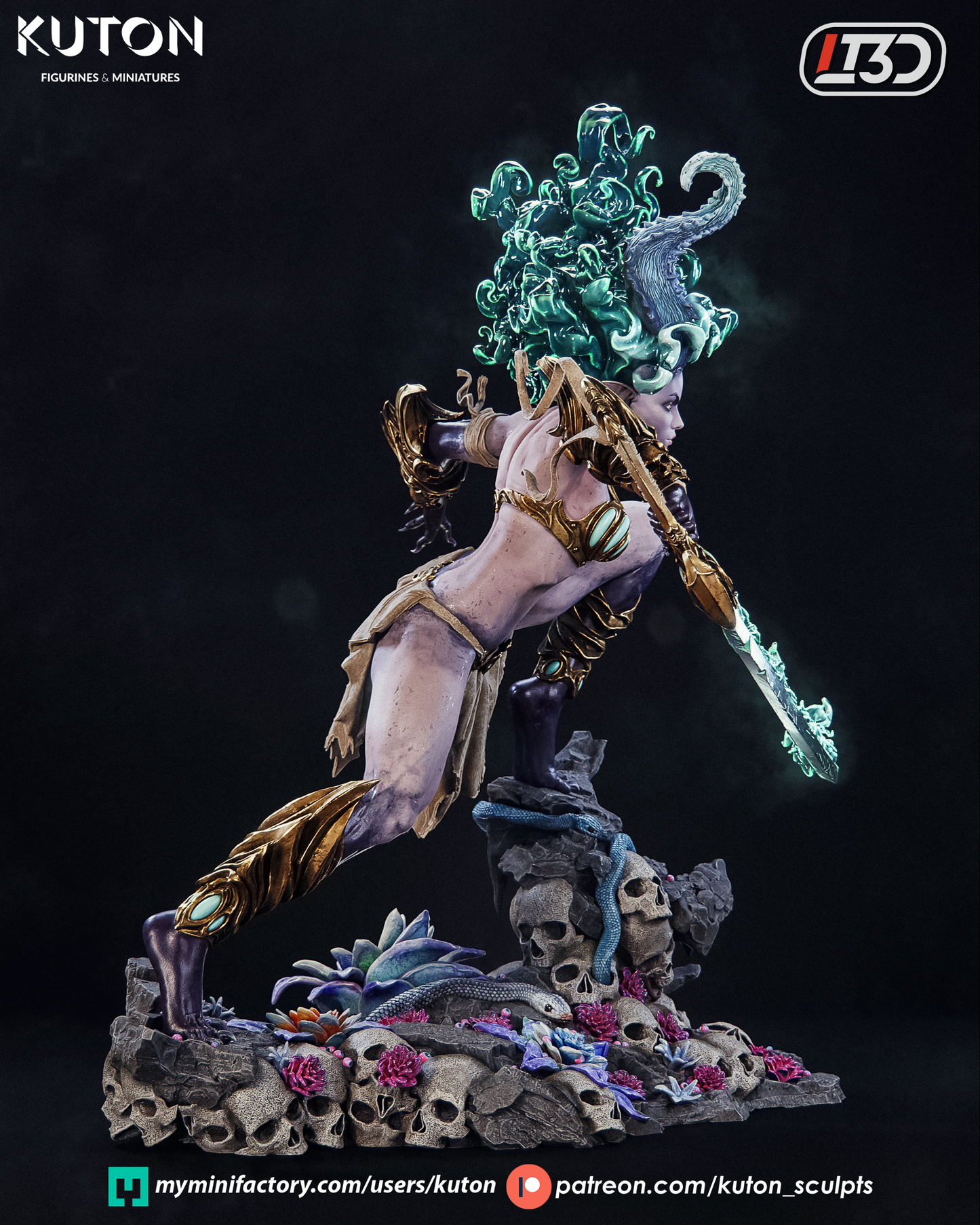 Azuri Statue 3D-Printed Kit