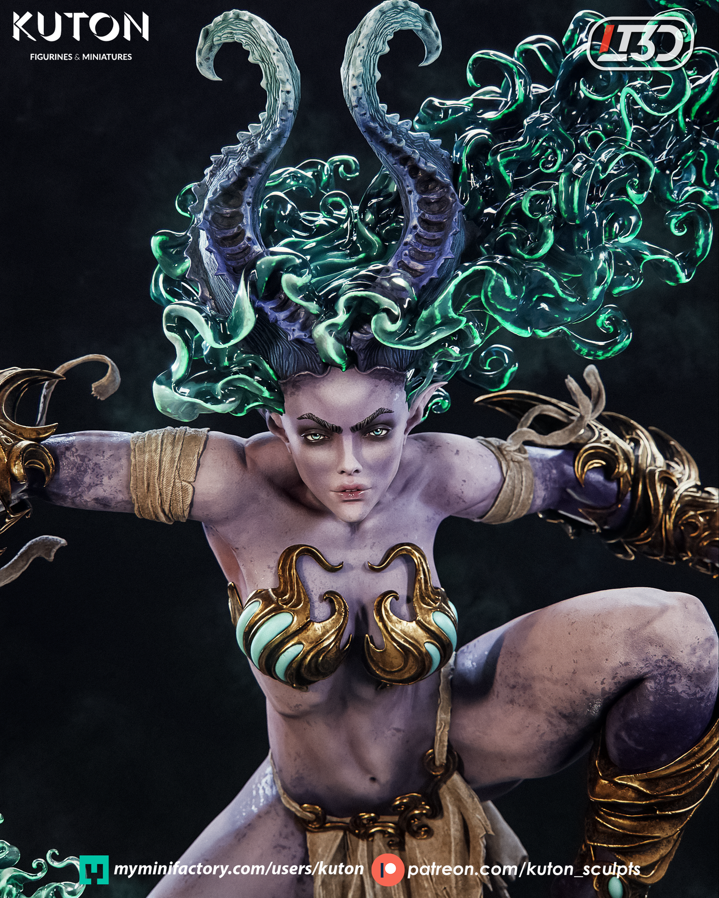 Azuri Statue 3D-Printed Kit