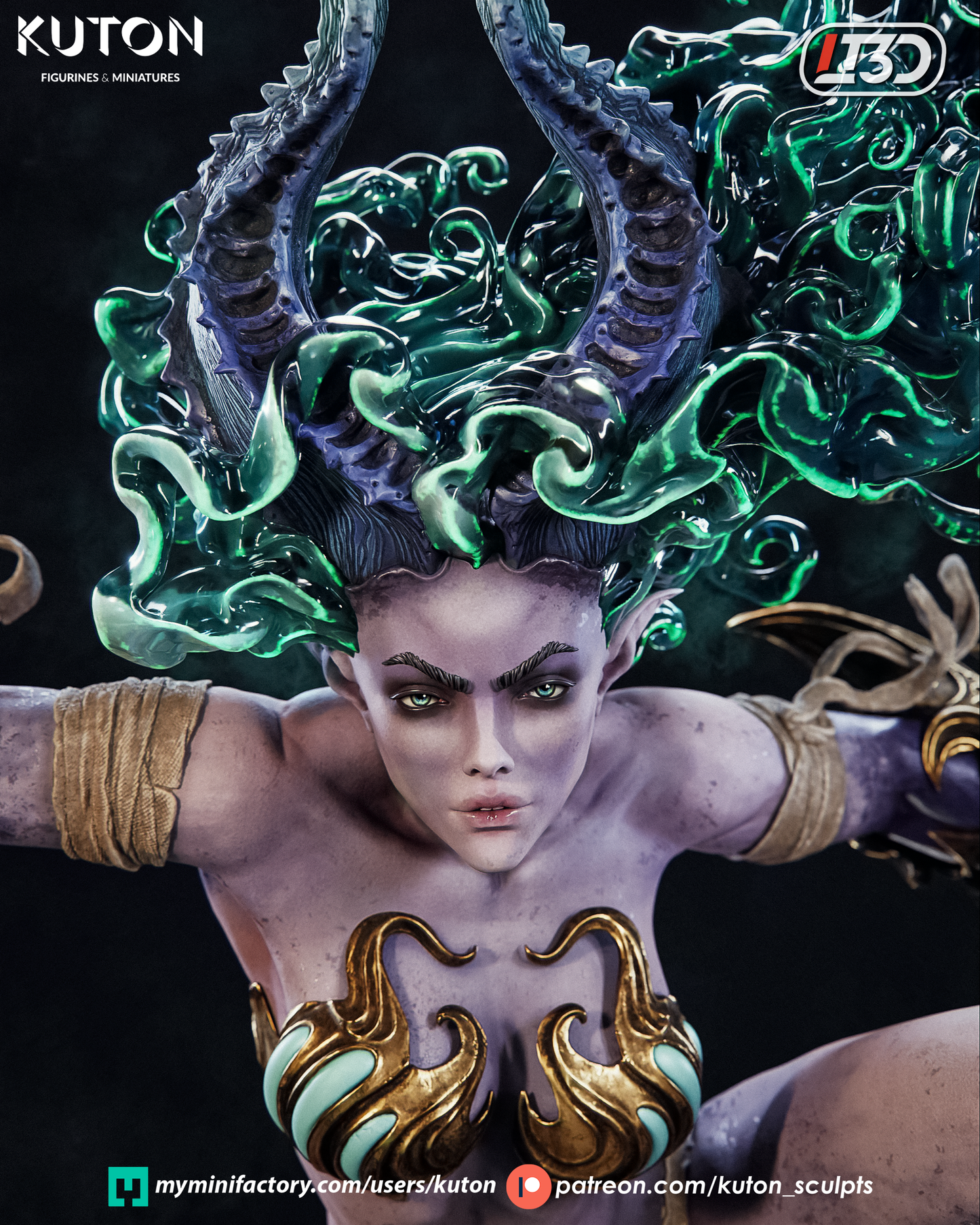 Azuri Statue 3D-Printed Kit