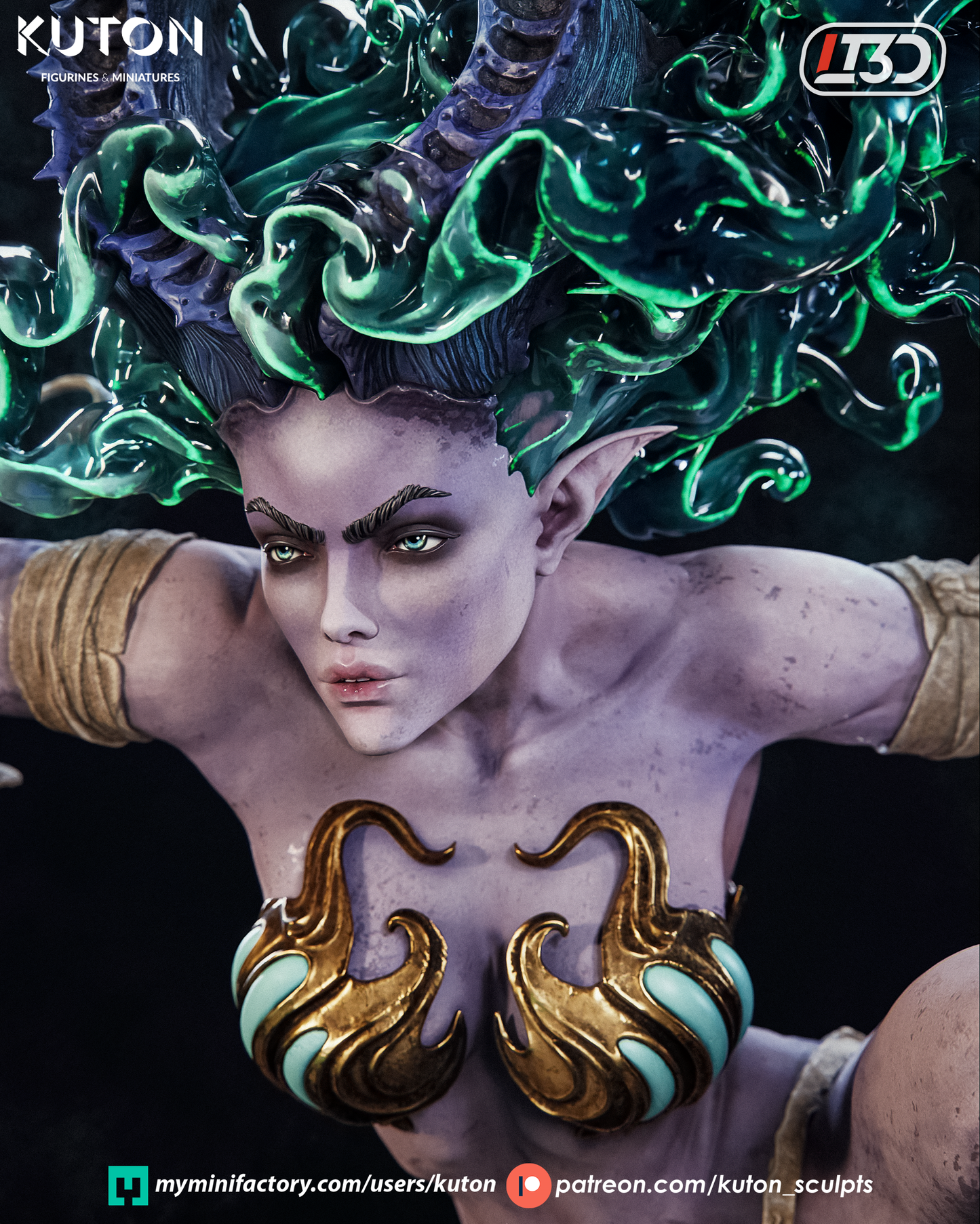 Azuri Statue 3D-Printed Kit