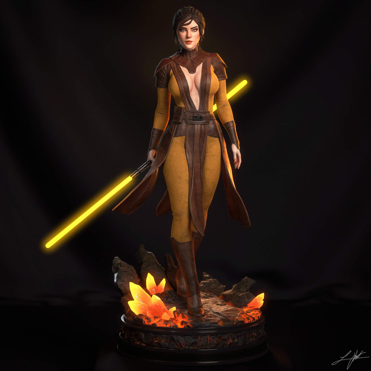 Bastila Shan Statue 3D-Printed Kit