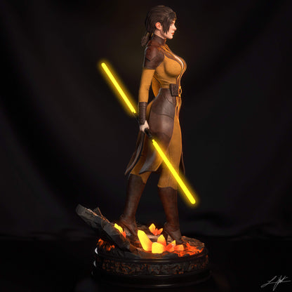 Bastila Shan Statue 3D-Printed Kit