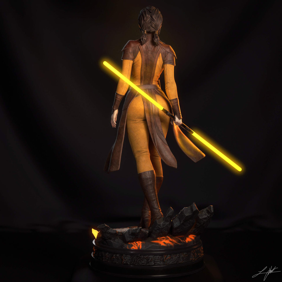 Bastila Shan Statue 3D-Printed Kit