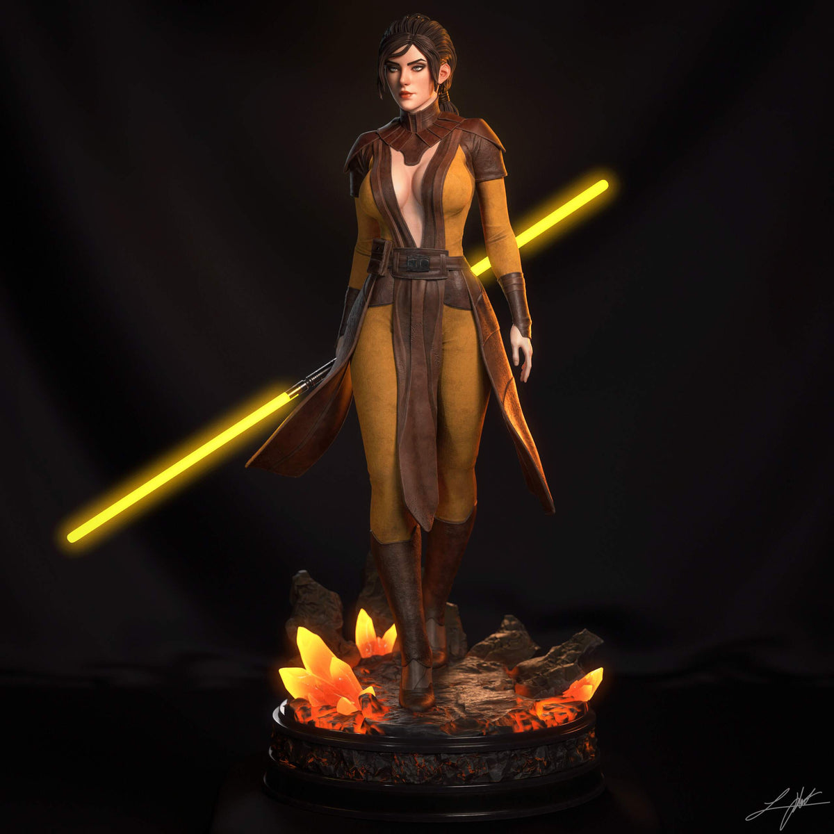 Bastila Shan Statue 3D-Printed Kit