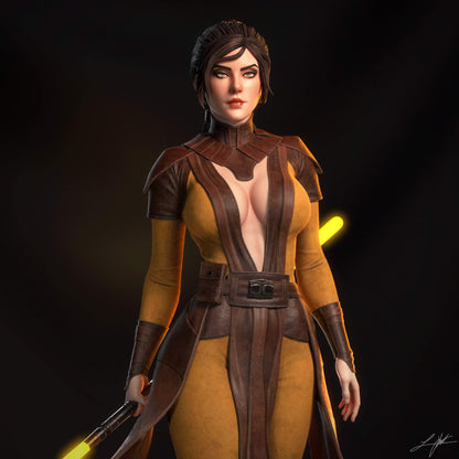 Bastila Shan Statue 3D-Printed Kit
