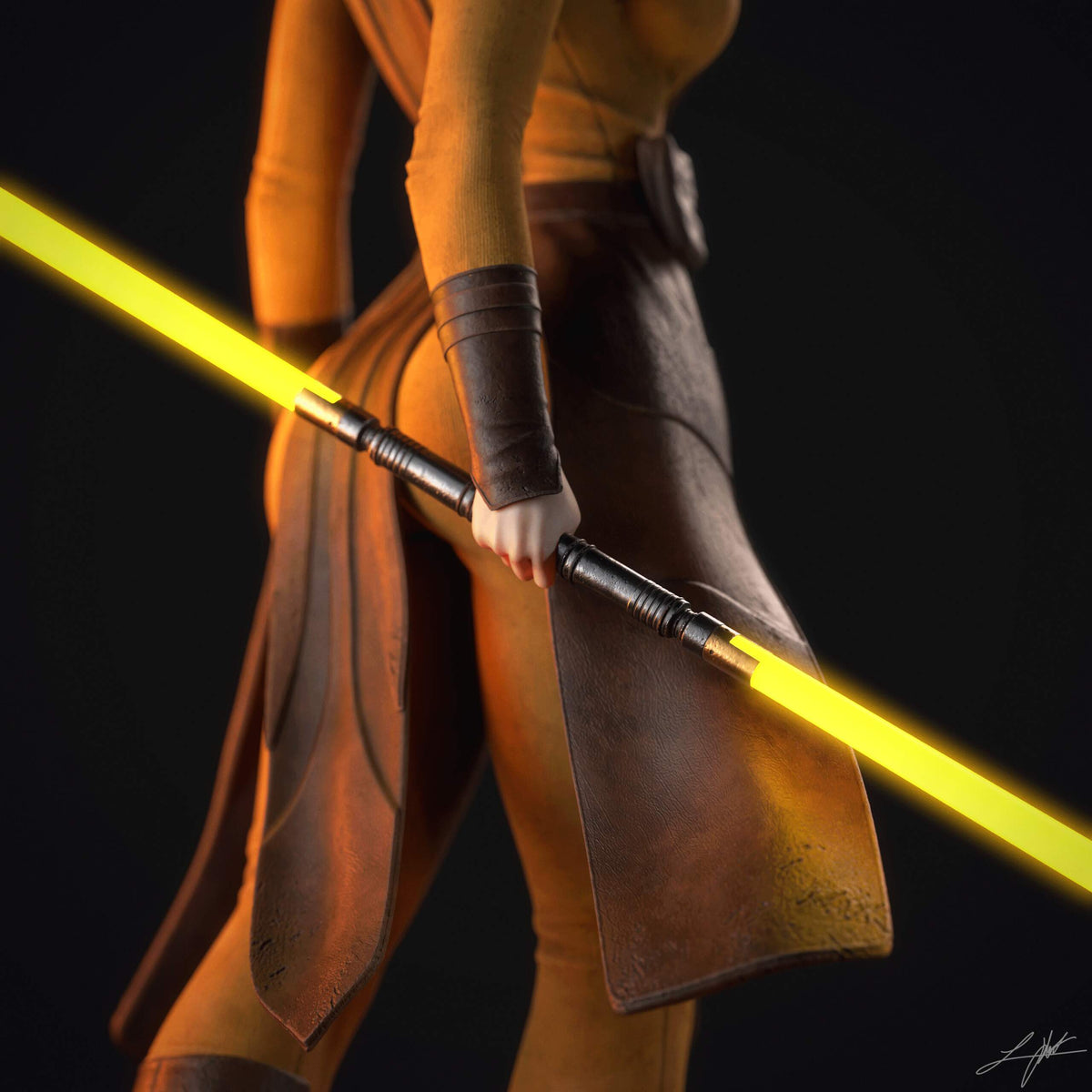 Bastila Shan Statue 3D-Printed Kit