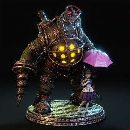 Big Daddy Statue 3D-Printed Kit