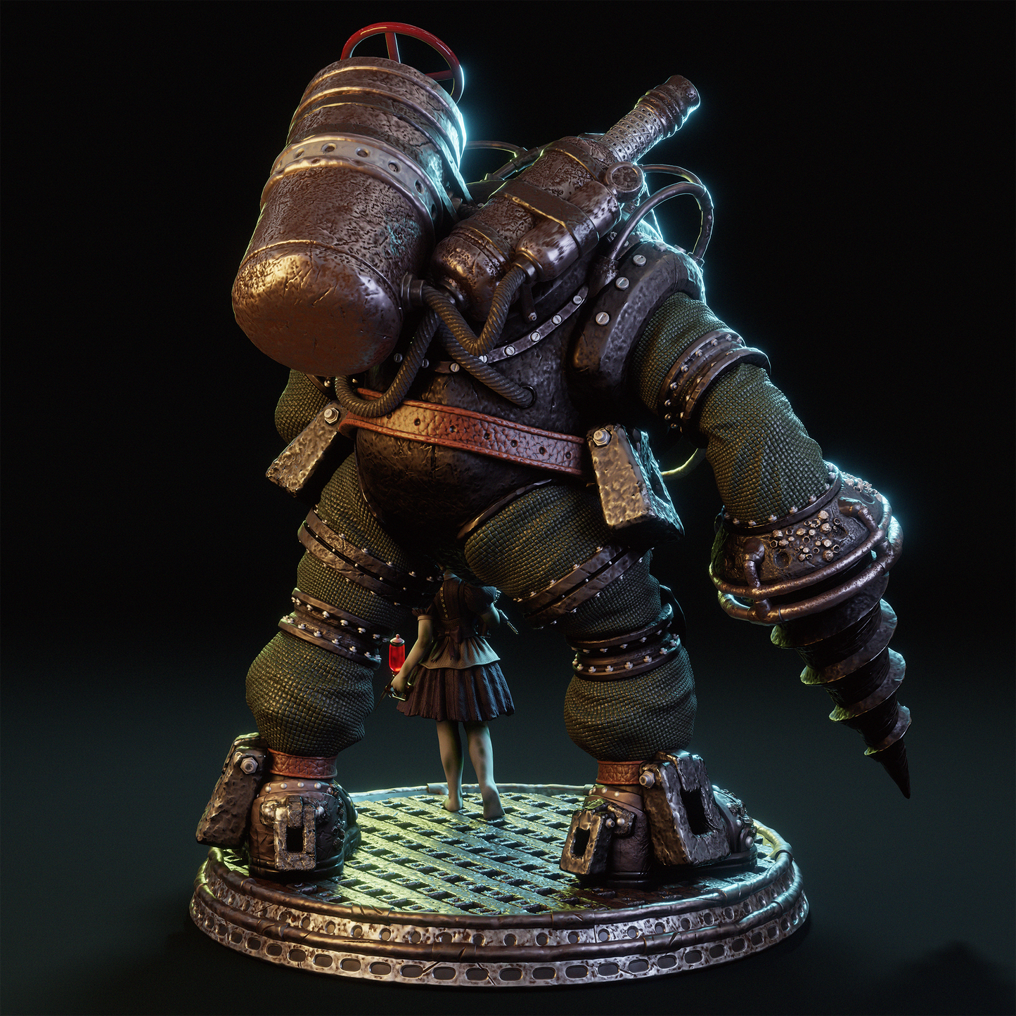 Big Daddy Statue 3D-Printed Kit