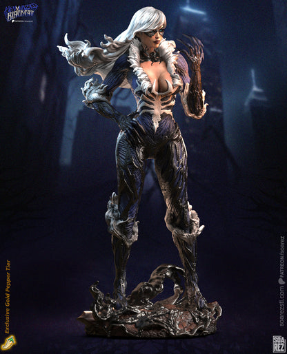Black Cat Venomized Statue