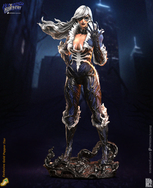 Black Cat Venomized Statue