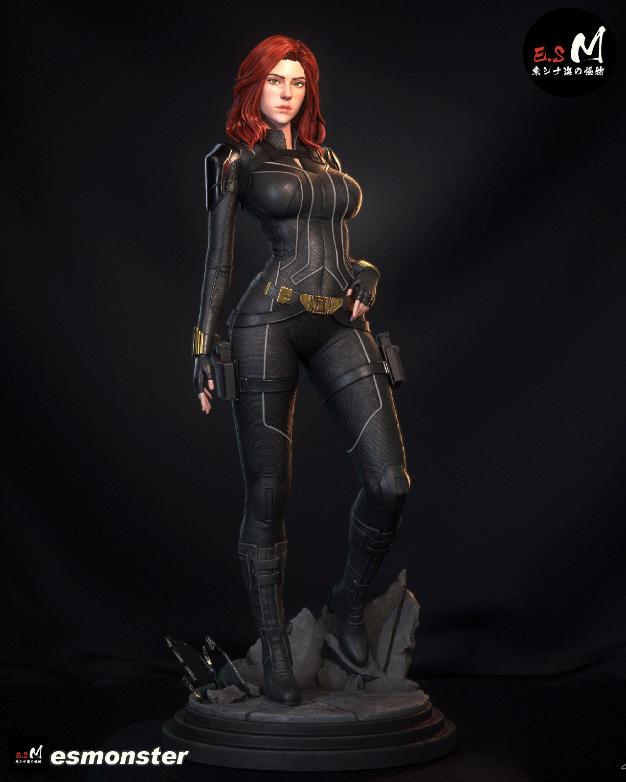 Black Widow Statue