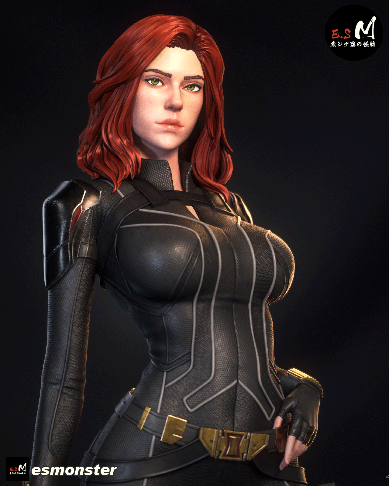Black Widow Statue