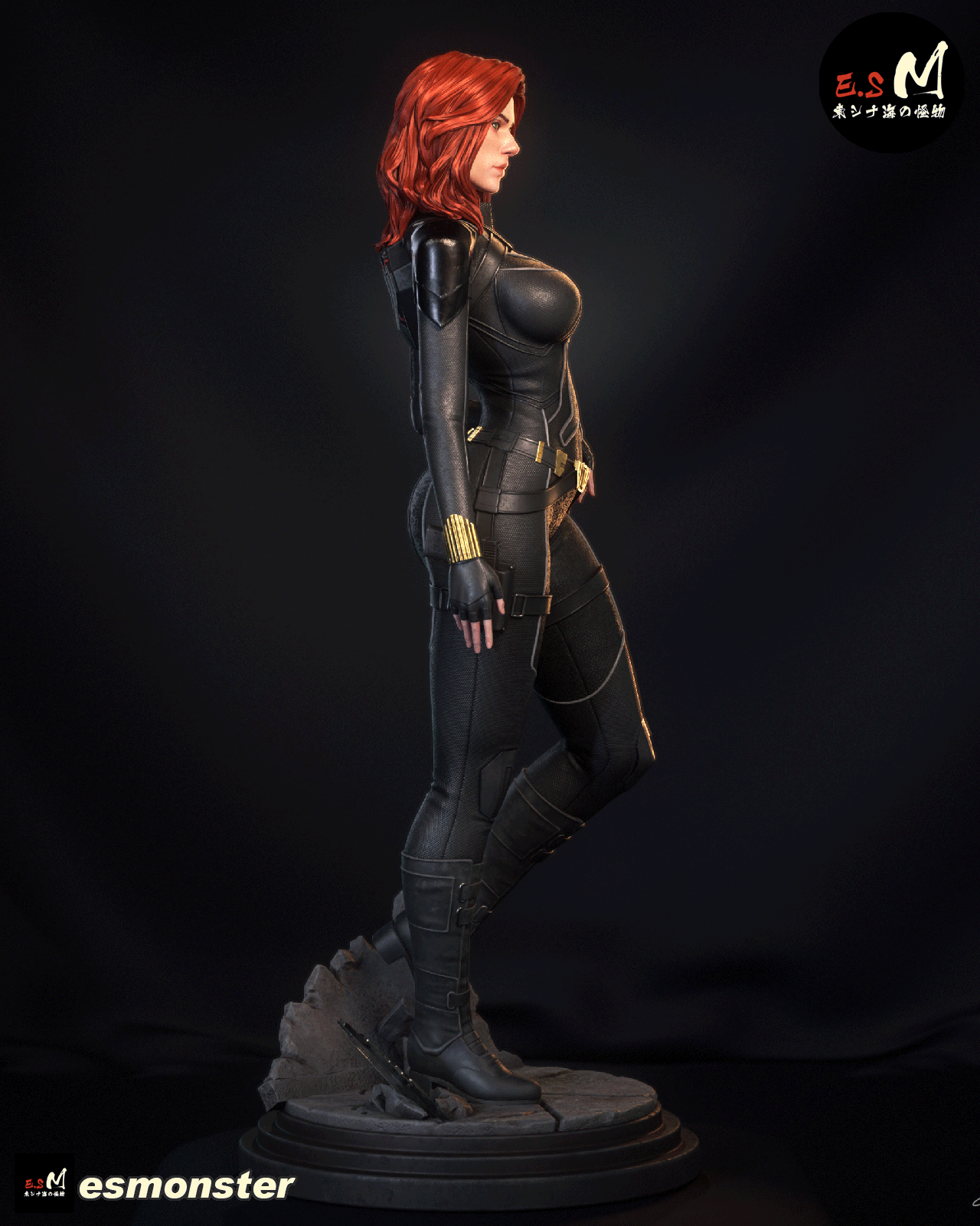 Black Widow Statue
