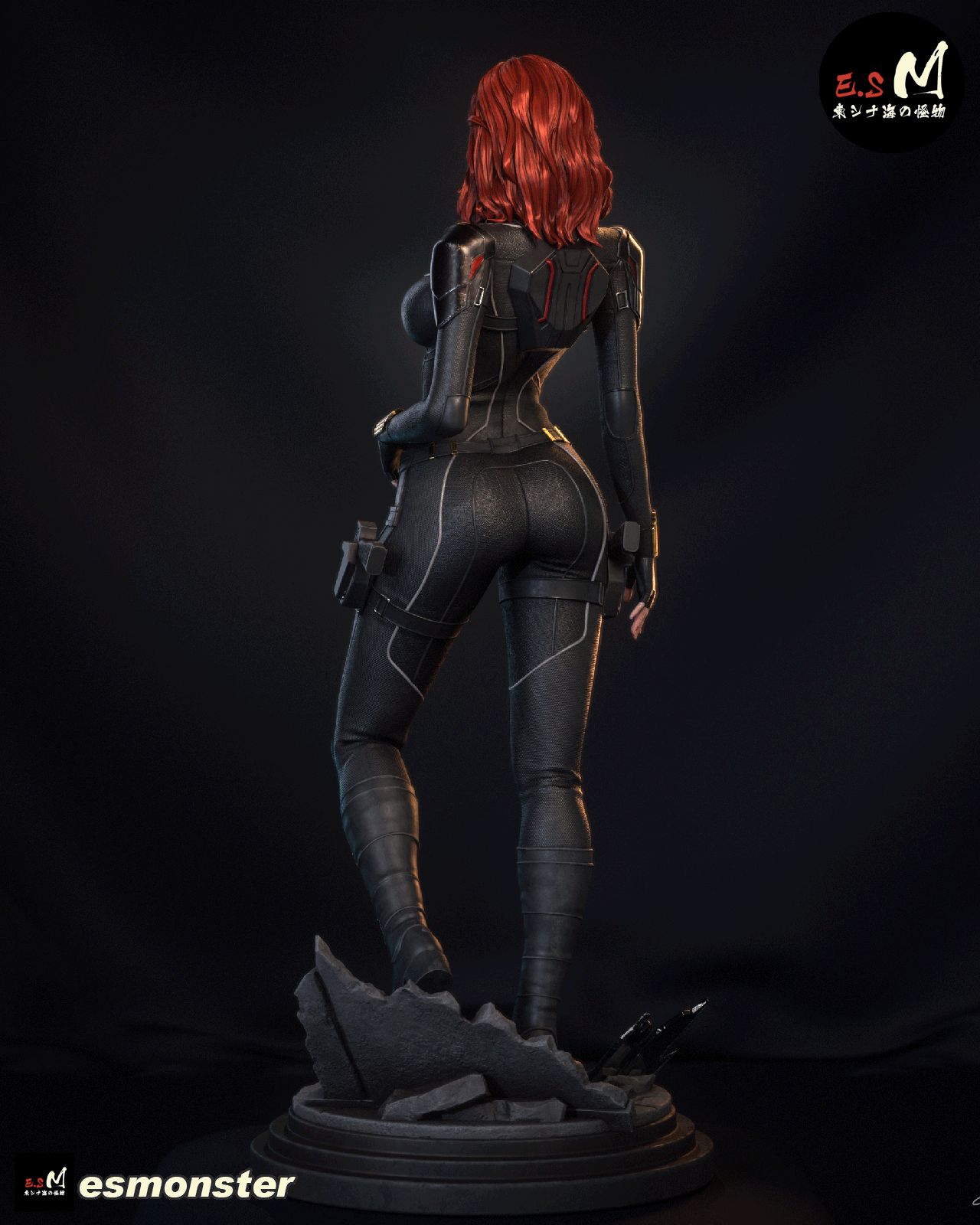 Black Widow Statue