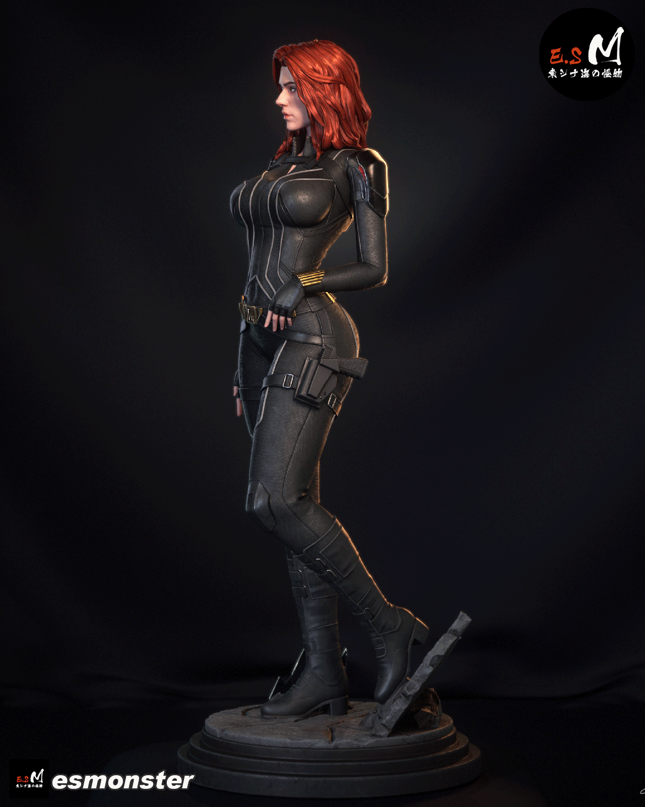 Black Widow Statue