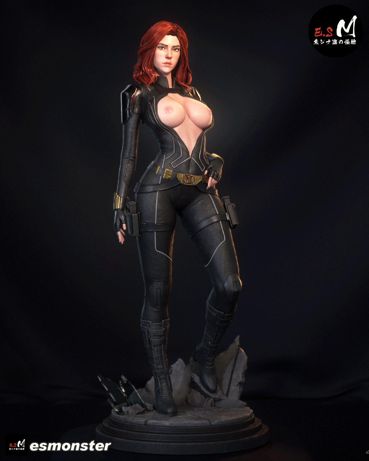 Black Widow Statue
