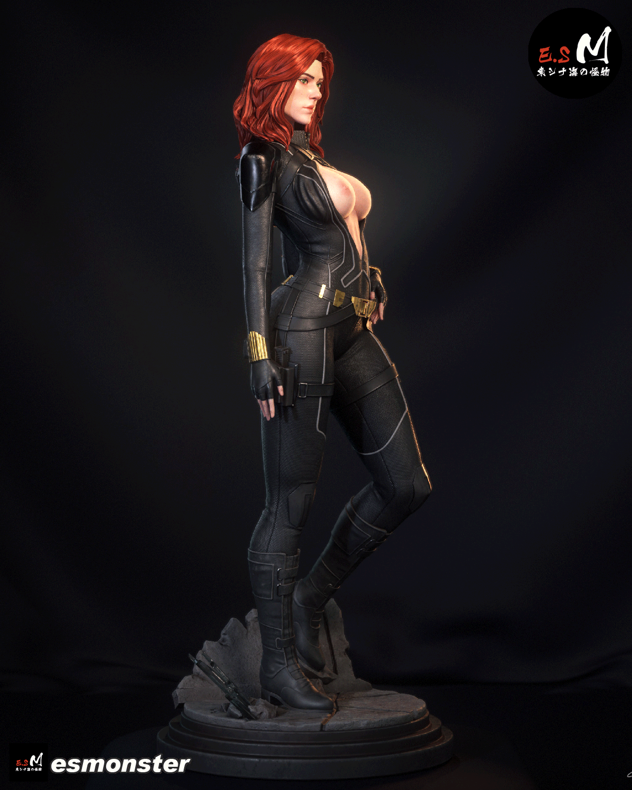 Black Widow Statue