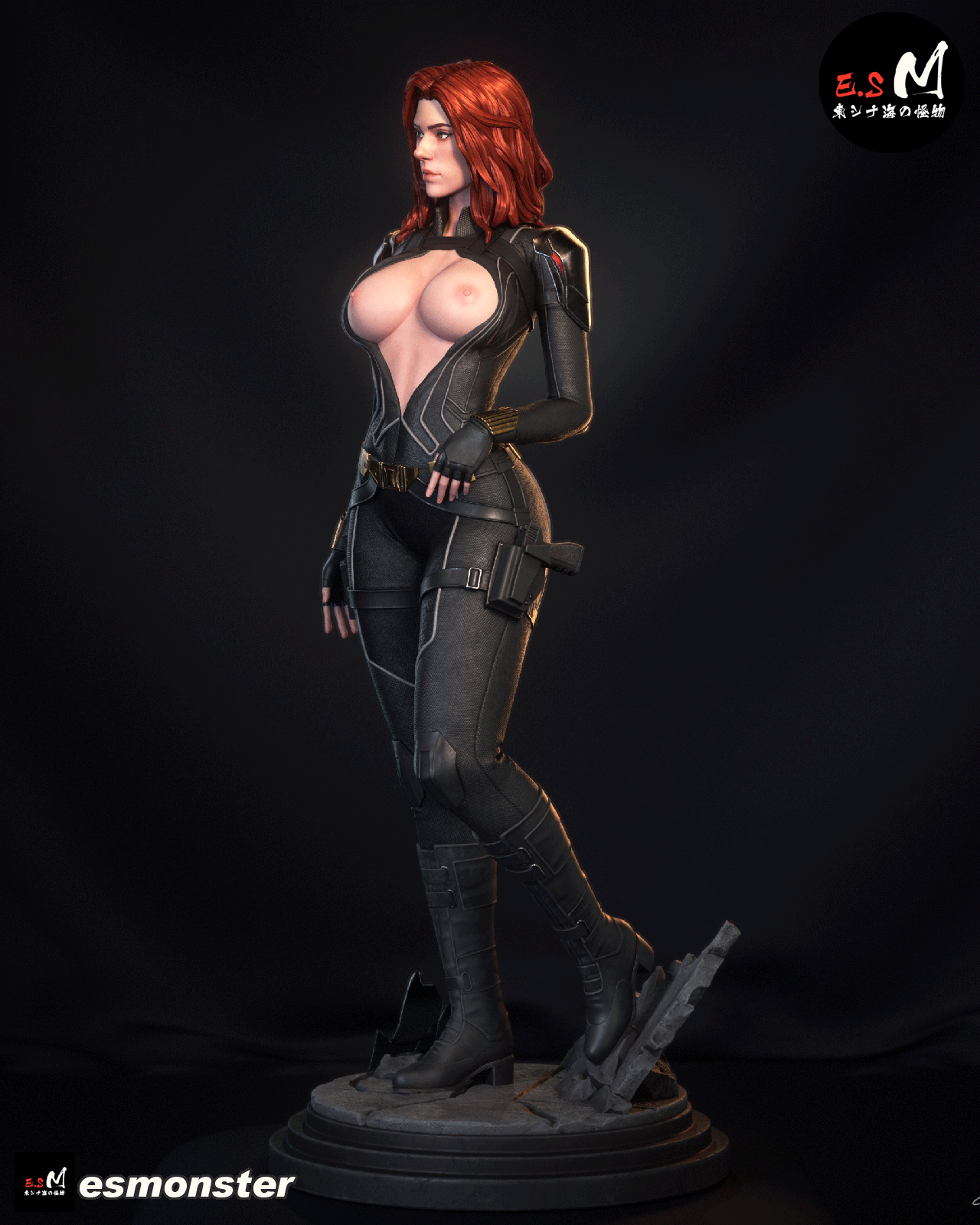Black Widow Statue