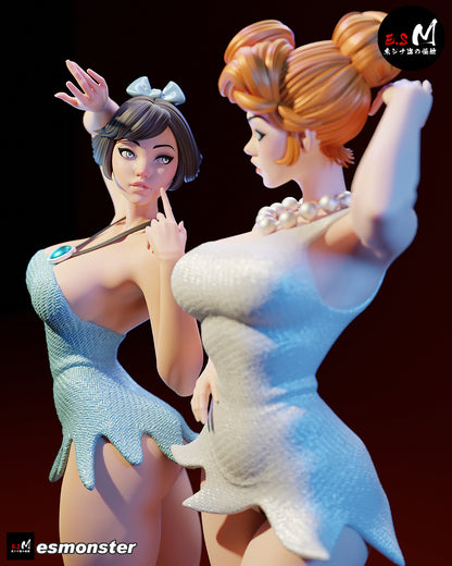 Vilma & Betty Statue 3D-Printed Kit