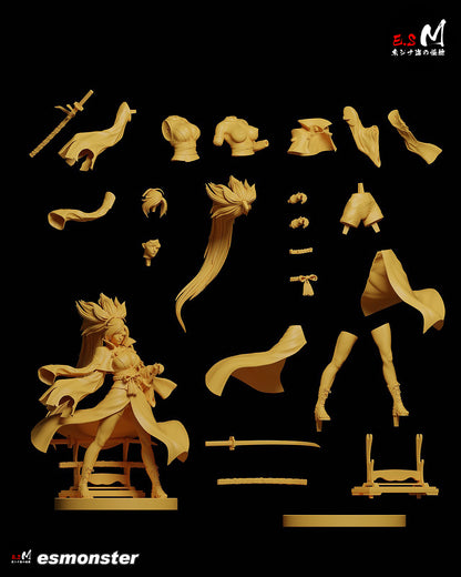 Baiken Statue 3D-Printed Kit