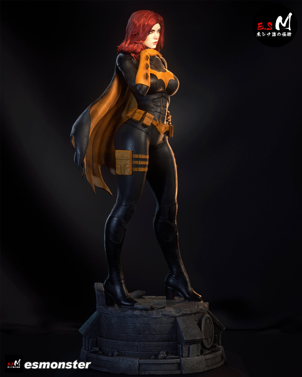 Batgirl Statue 3D-Printed Kit