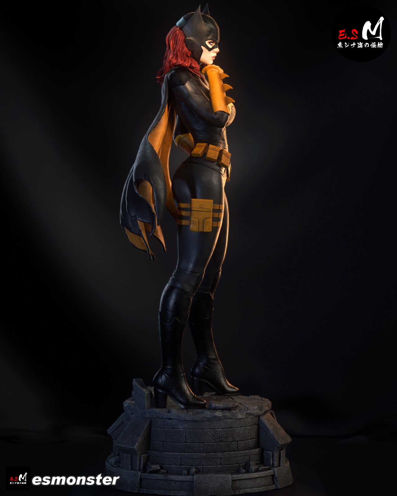 Batgirl Statue 3D-Printed Kit