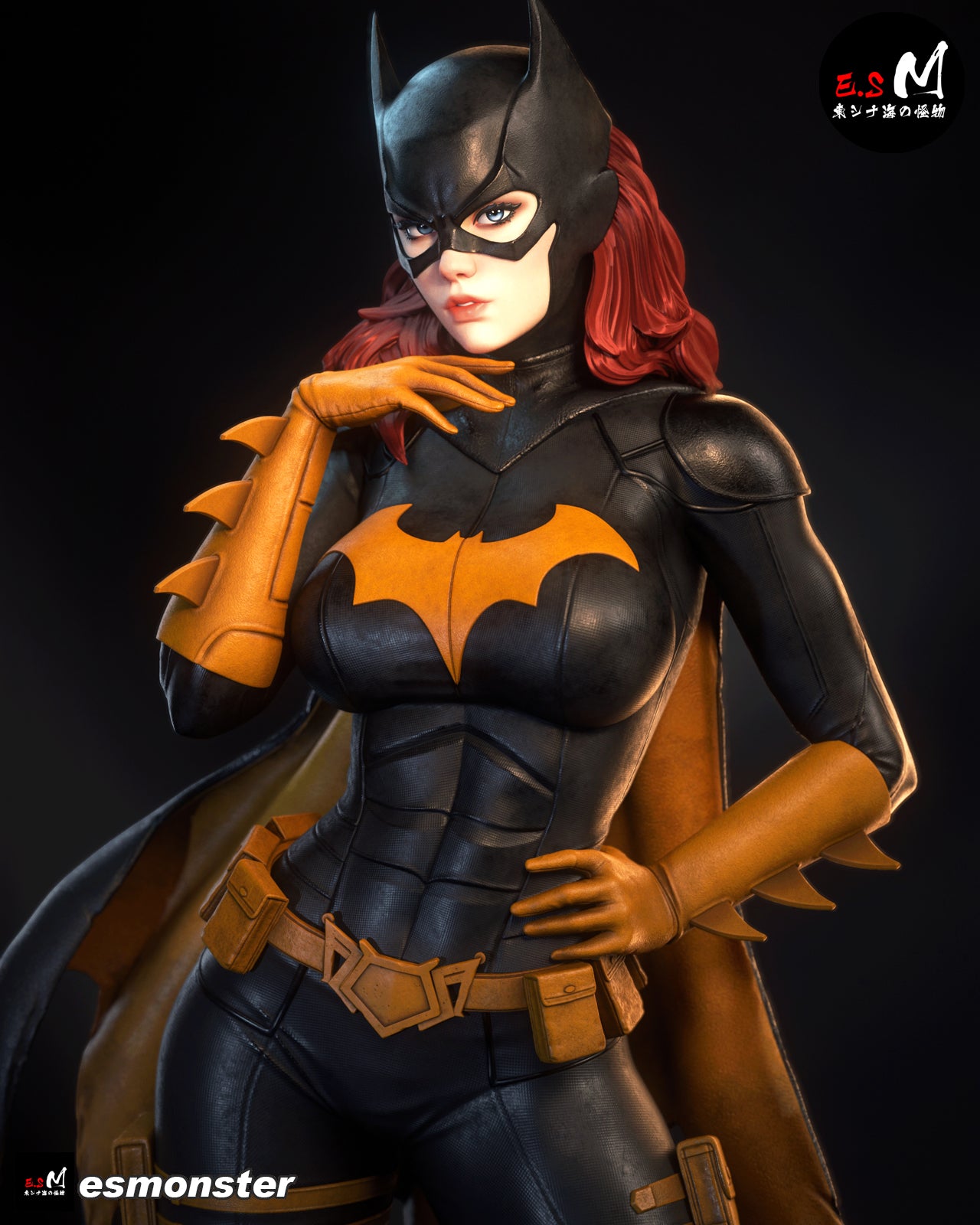 Batgirl Statue 3D-Printed Kit