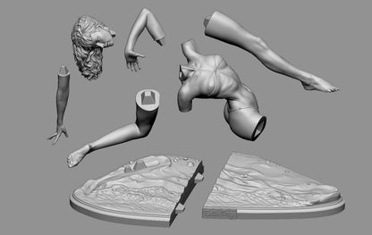 Bettie Page Statue 3D-Printed Kit