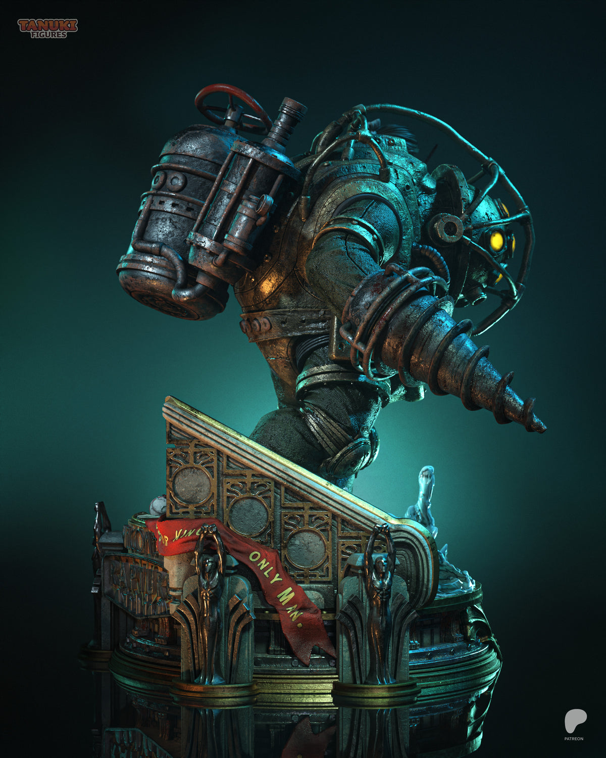 Big Daddy Statue 3D-Printed Kit