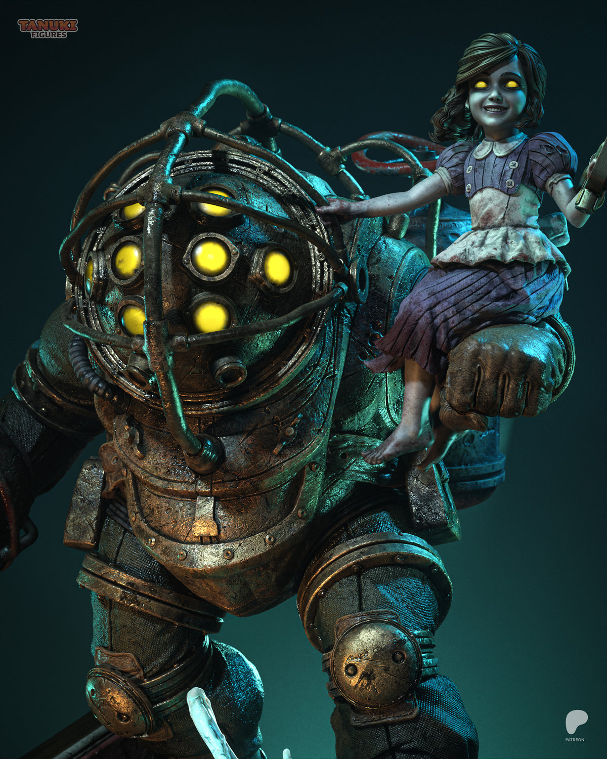 Big Daddy Statue 3D-Printed Kit