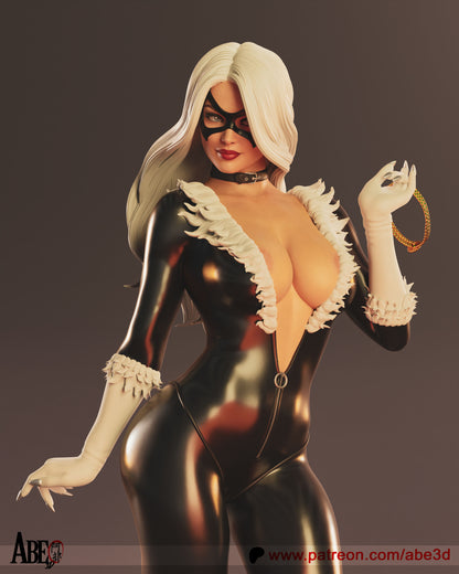 Black Cat Statue