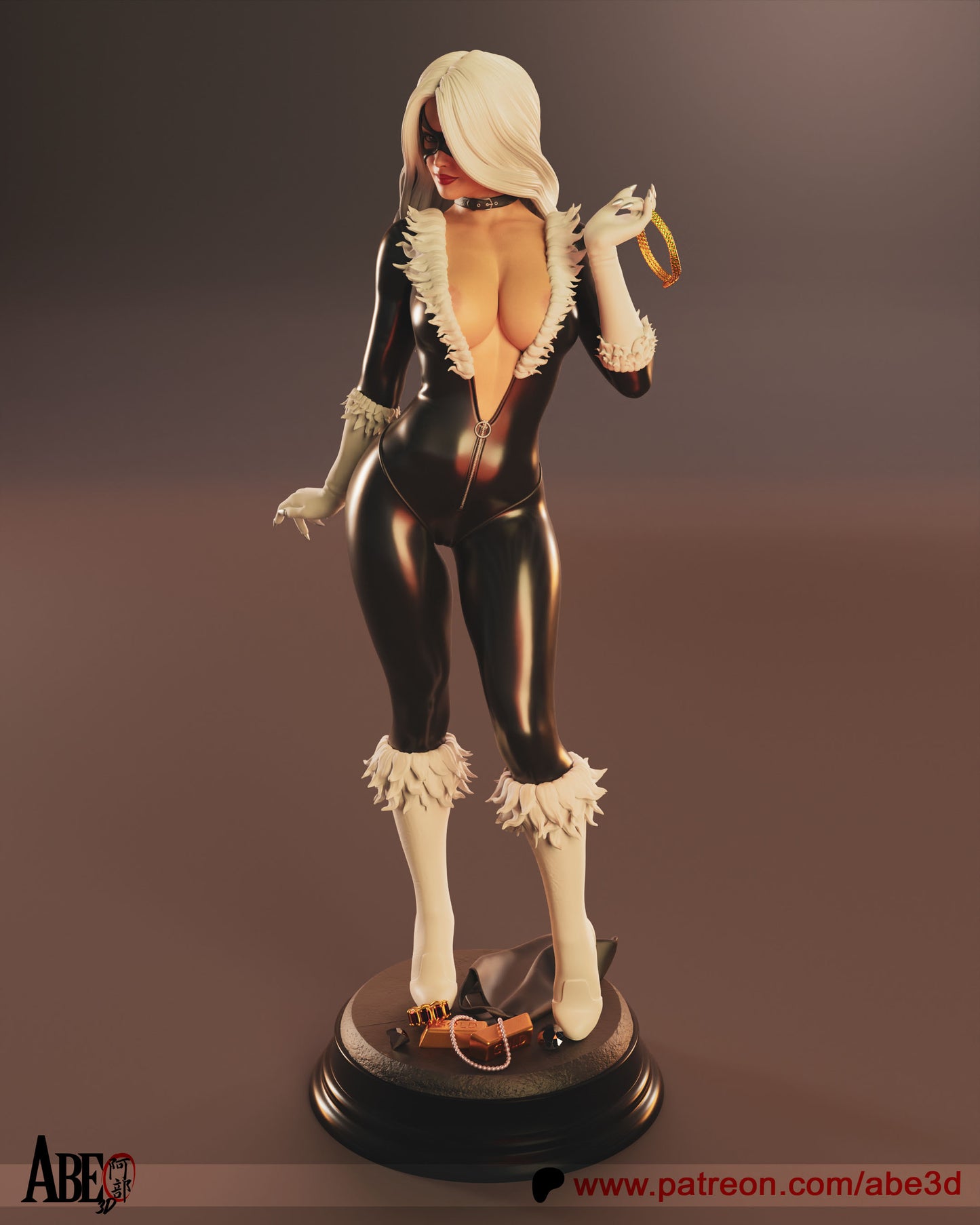Black Cat Statue