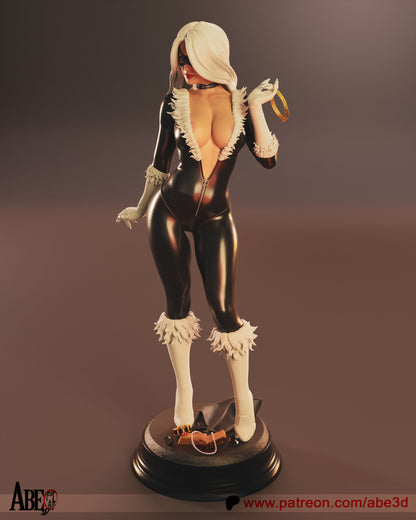 Black Cat Statue