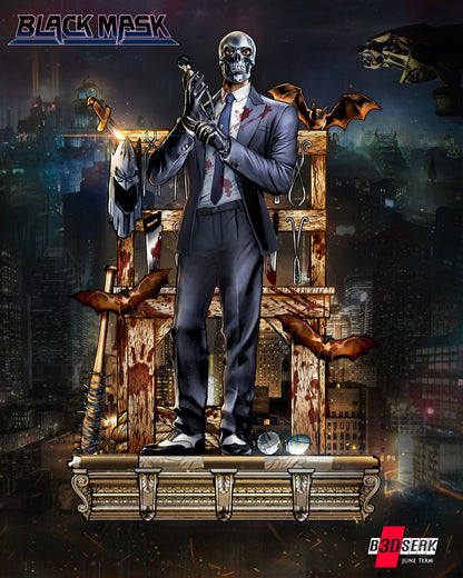 Black Mask Statue