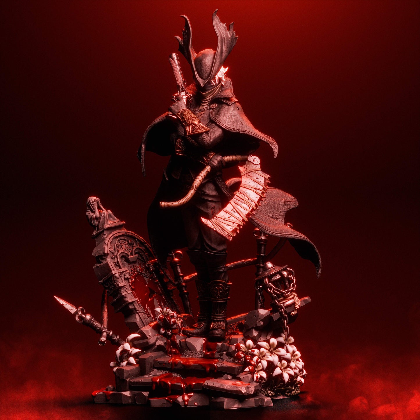 The Hunter Statue 3D-Printed Kit