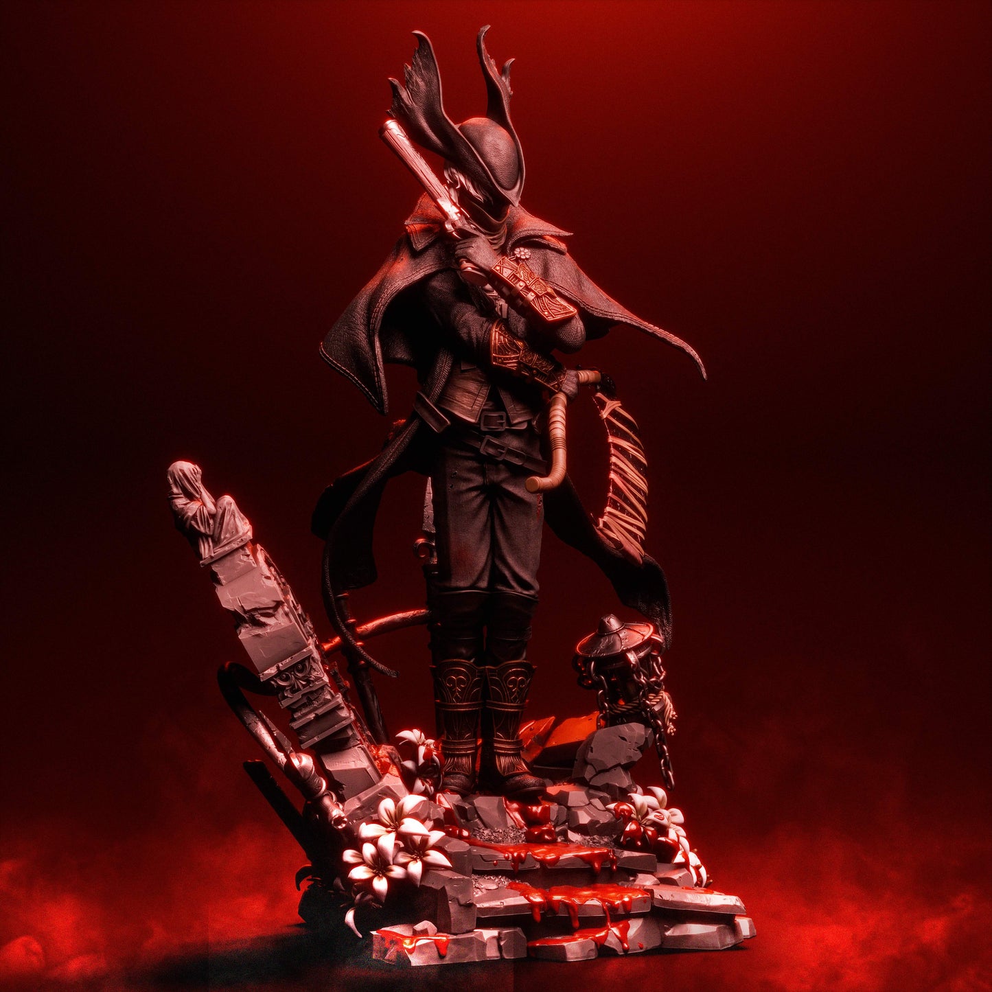 The Hunter Statue 3D-Printed Kit