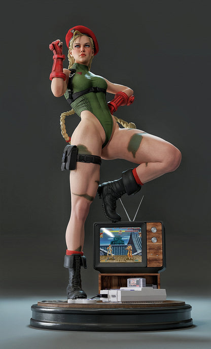 Cammy Statue 3D-Printed Kit