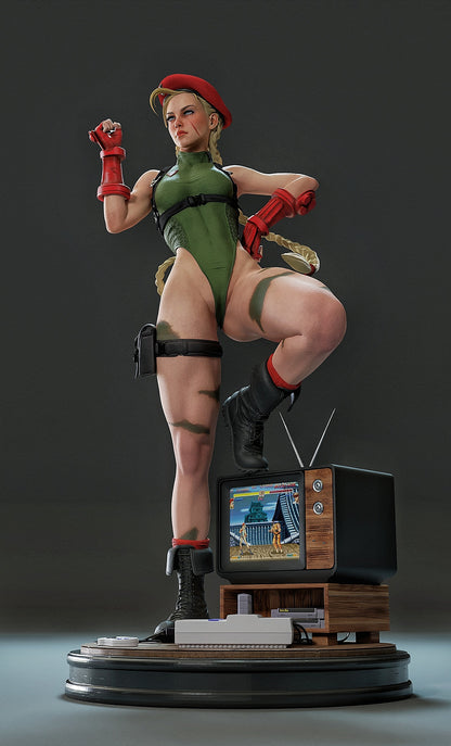Cammy Statue 3D-Printed Kit