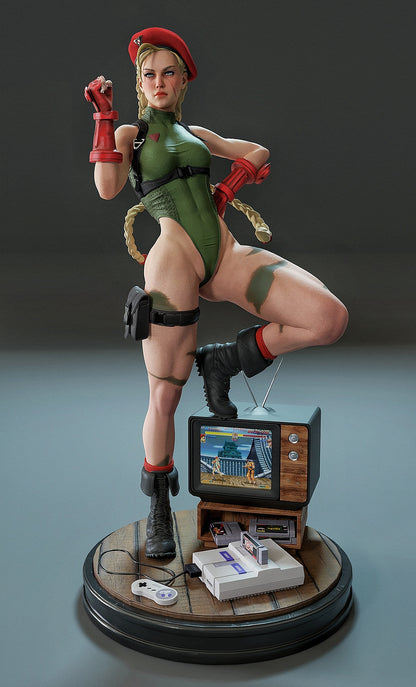 Cammy Statue 3D-Printed Kit
