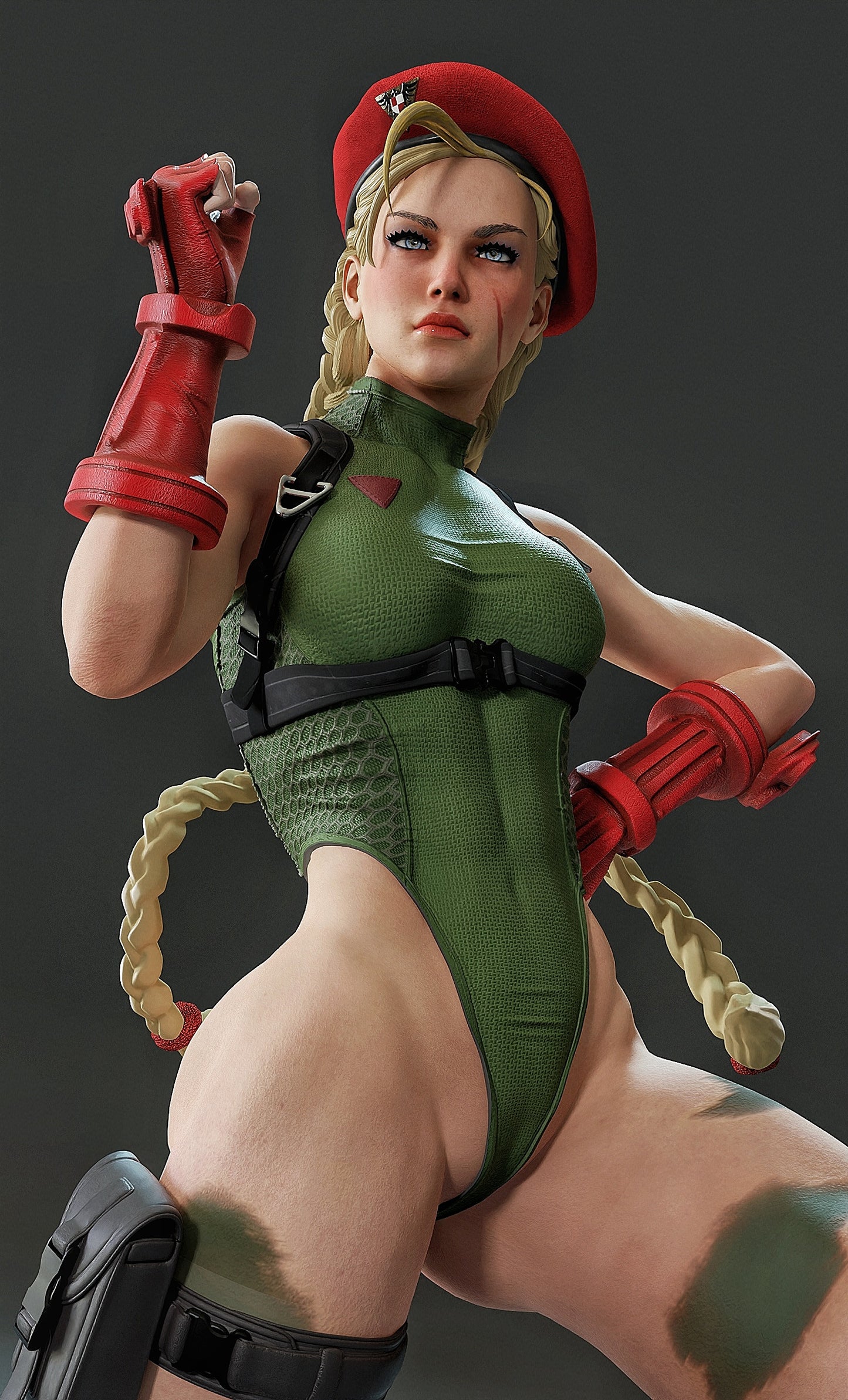 Cammy Statue 3D-Printed Kit