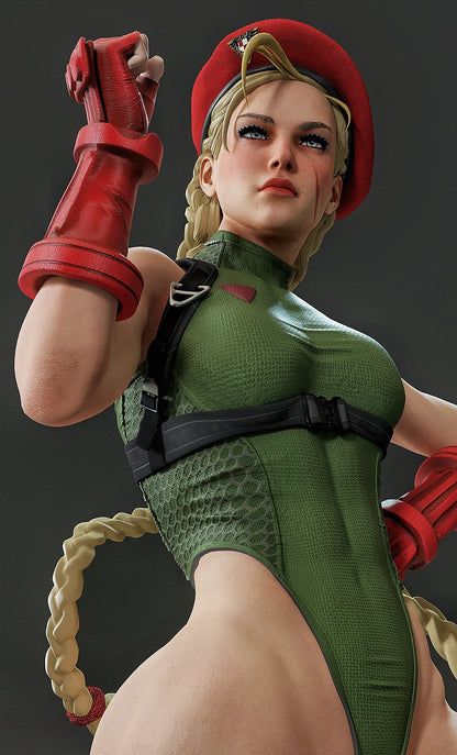Cammy Statue 3D-Printed Kit
