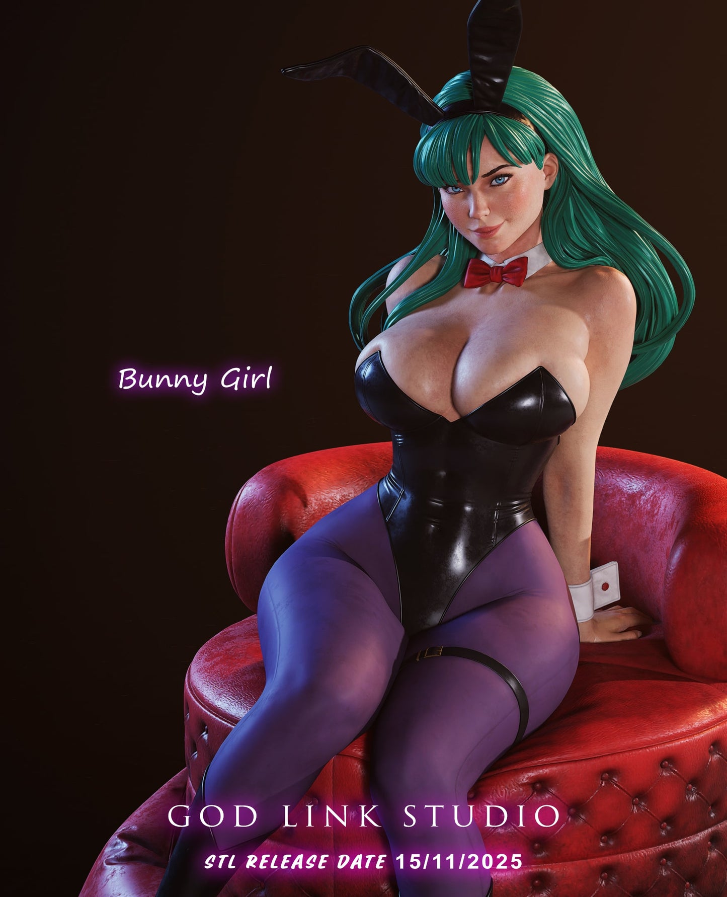 Bunny Girl Statue 3D-Printed Kit