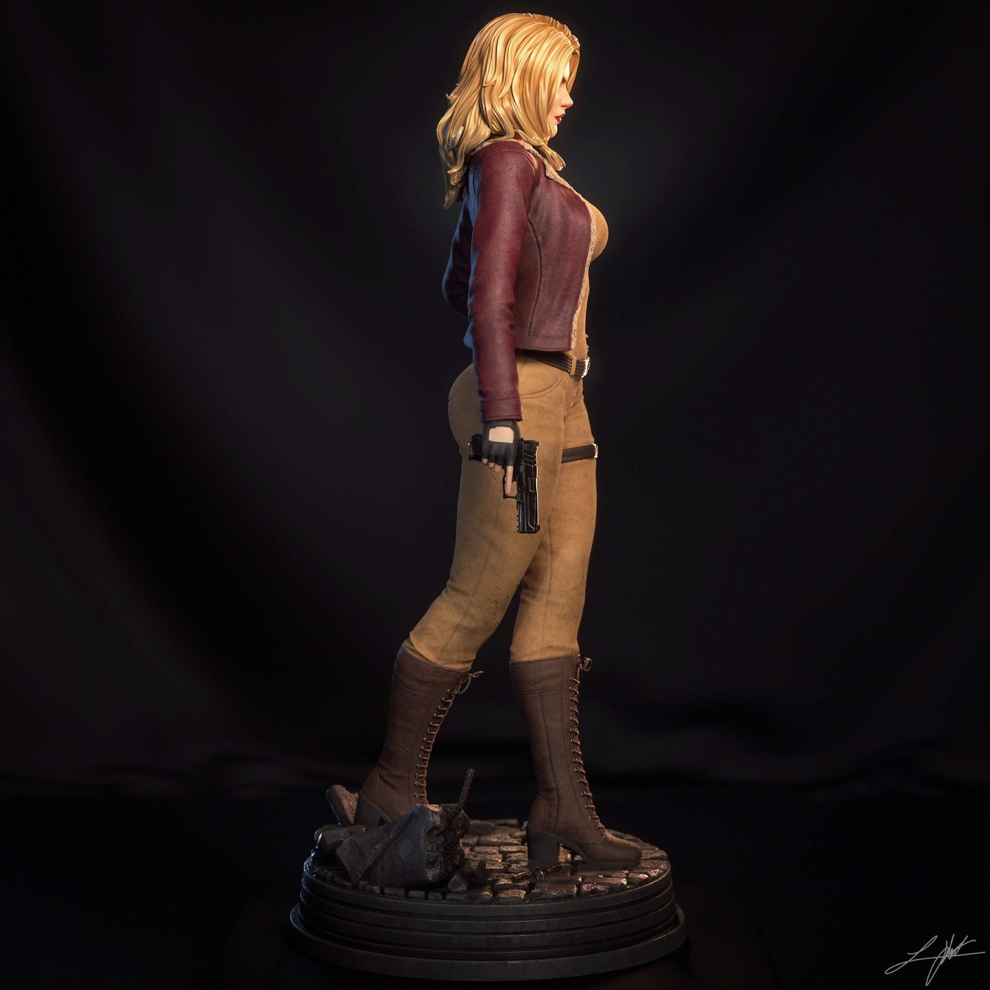 Cover Girl Statue 3D-Printed Kit