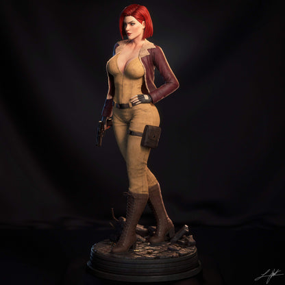Cover Girl Statue 3D-Printed Kit